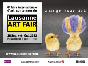 Flyer lausanne Art Fair 2023