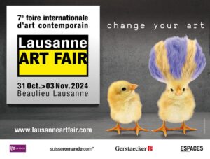 affiche lausanne art fair 2024