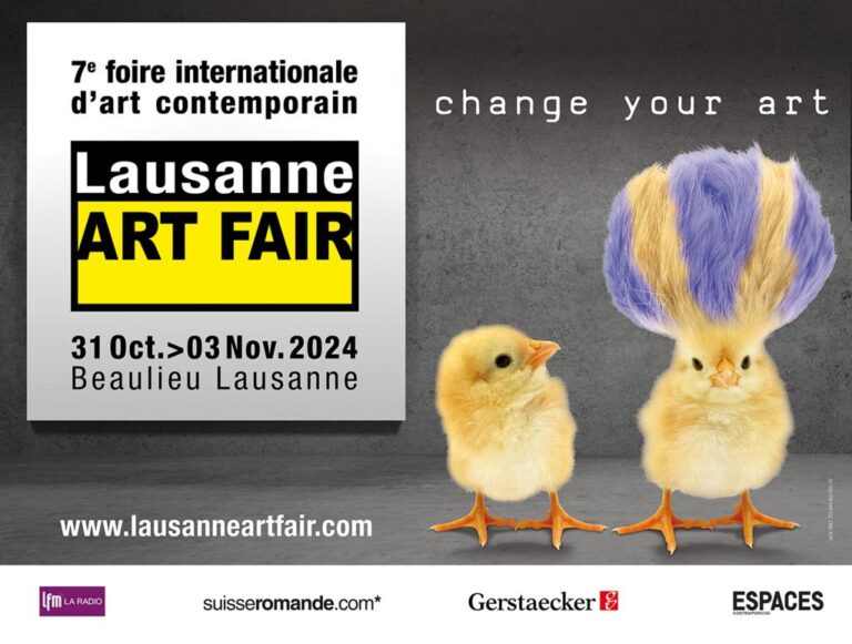 Lire la suite à propos de l’article Salon d’Art « Lausanne Art Fair » – 31 Octobre au 3 Novembre 2024